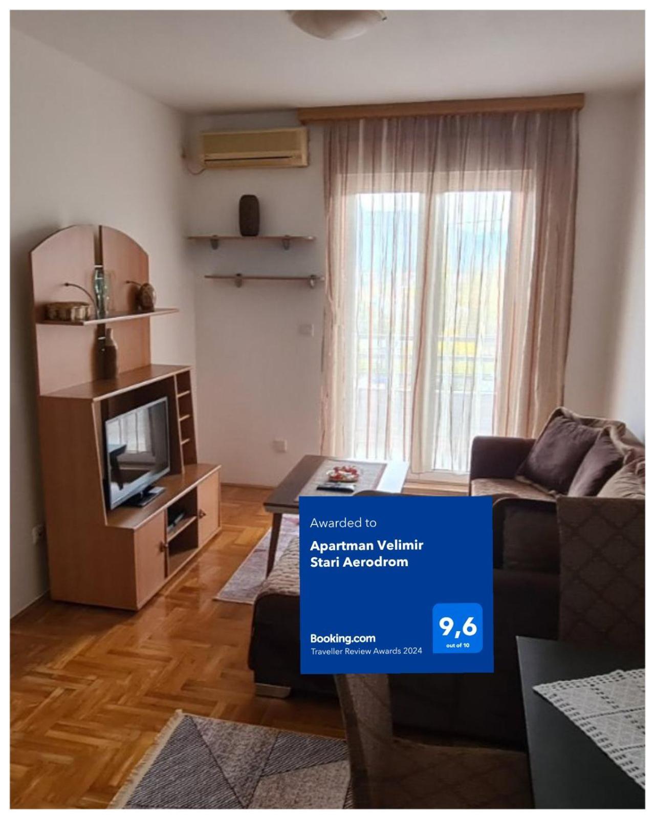 Apartman Velimir Stari Aerodrom Podgoriţa Exterior foto