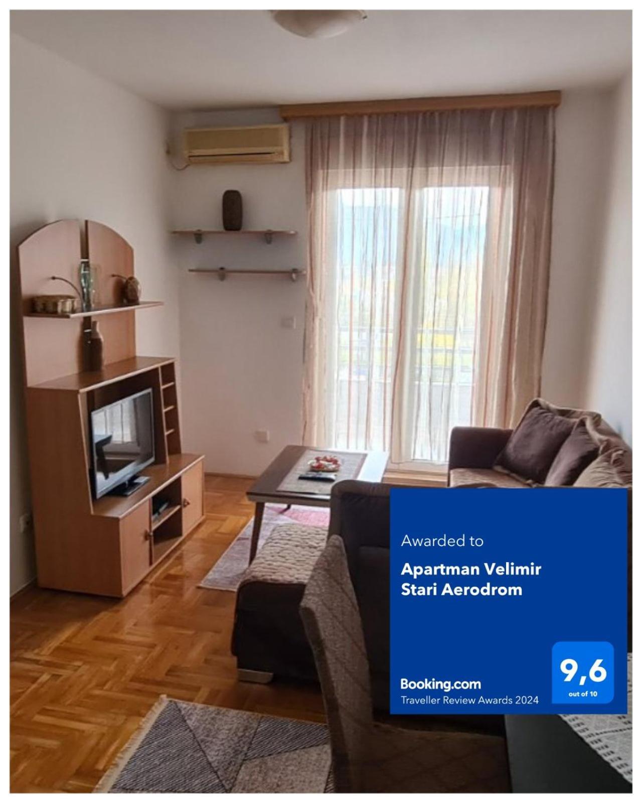 Apartman Velimir Stari Aerodrom Podgoriţa Exterior foto